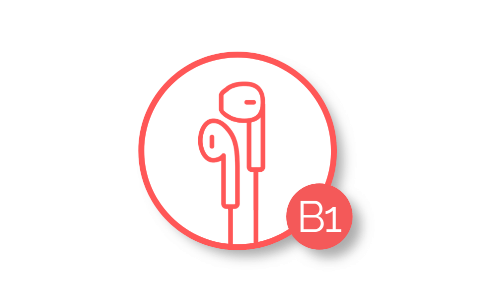 listening B1 — ejercicios de examen